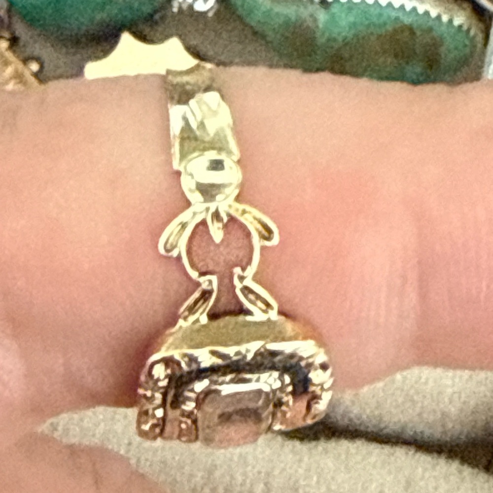 Antique 14k mourning ring size 7.25 - Picture 12 of 15
